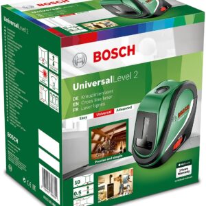 Unityj Uk Diy Bosch Cross Line Laser UniversalLevel 2 Set With Tripod 16