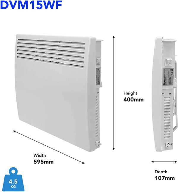 Unityj Uk Appliances Devola Eco Wi Fi Enabled Electric Panel Heater 3 119