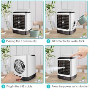 Unityj Uk Appliances MEQATS Portable Evaporative Cooler 5 110
