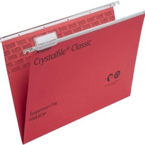 Unityj Uk Stationery Rexel Foolscap Suspension Files 15 Mm Red 05