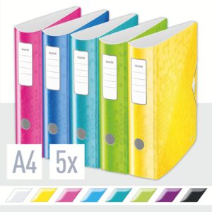 Unityj Uk Office Leitz Lever Arch File, A4, Assorted 0 72