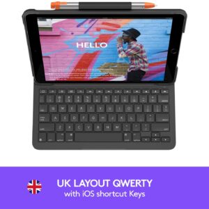 Unityj Uk Tablets Logitech IPad (7th & 8th Generation) 10.2 Inch, Keyboard Case 1 19