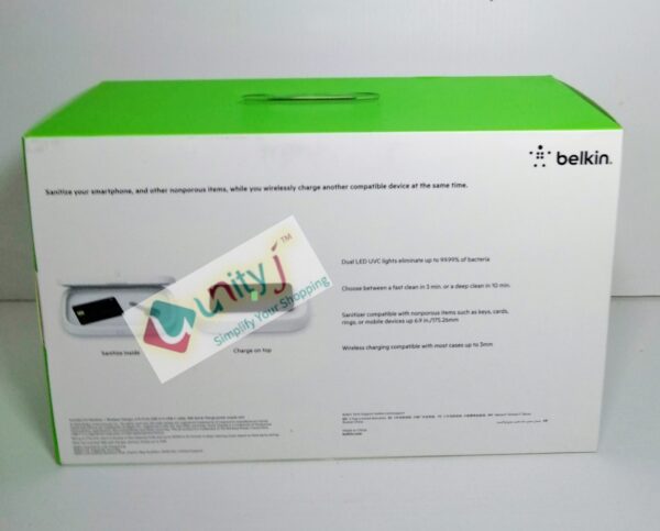 Unityj Uk Mobilephones Belkin Boost Charge UV Sanitizer + Wireless Charger 1 51