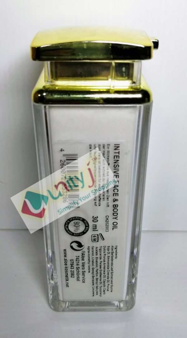 Unityj Uk Beauty Aloe Vera Gold Intensive Face & Body Oil, 30 Ml 1 180