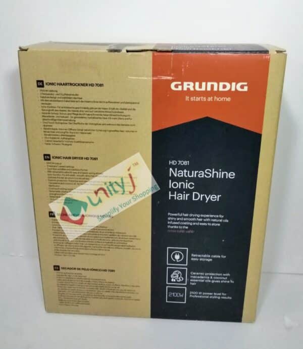 Unityj Uk Beauty Grundig HD 7081 2100 W Ionic Hair Dryer 1 194