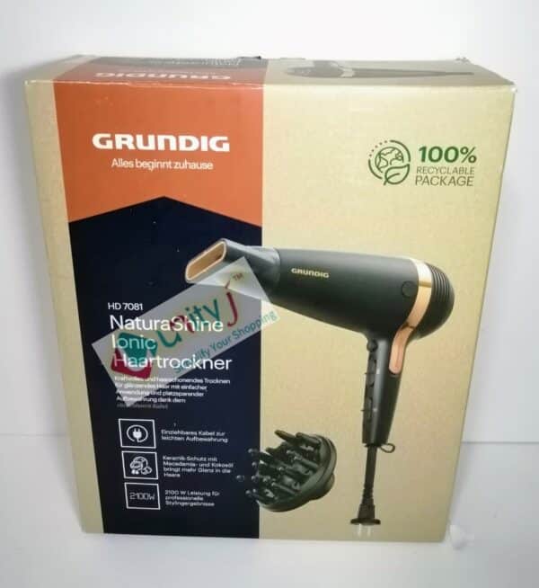 Unityj Uk Beauty Grundig HD 7081 2100 W Ionic Hair Dryer 193