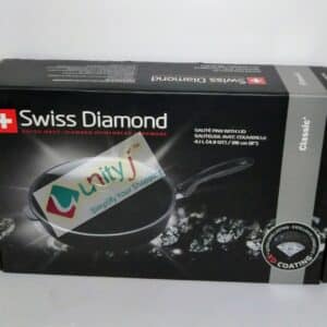 Unityj Uk Kitchen Appliances Swiss Diamond XD Nonstick Saute Pan With Lid 4.1l (4.3qt) 28cm (11) 434