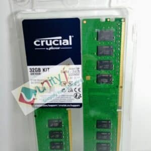 Unityj Uk Computers Crucial RAM CT2K16G4DFD824A 32GB Kit (2x16GB) DDR4 2400MHz CL17 Desktop Memory 493