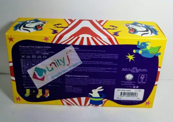 Unityj Uk Baby Happy Socks Unisex Kids Happy Circus Gift Set Kids Socks 2 220
