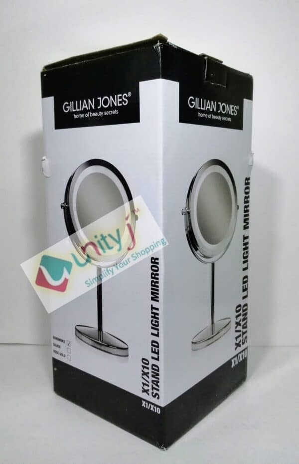 Unityj Uk Beauty Gillian Jones Makeup Mirror With LED Gunsmoke 307