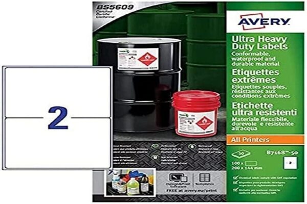 Unityj Uk Office Avery B7168 50 Extra Strong Adhesive 223