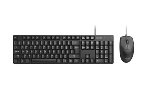 Unityj Uk Computers Philips SPT6254 Wired Keyboard Mouse Combo 540