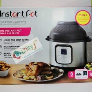 Unityj Uk Kitchen Appliances Instant Pot Duo Crisp + Air Fryer 11 In 1 Multicooker, 8L 565