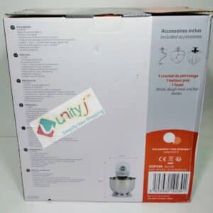 Unityj Uk Kitchen Appliances LIVOO DOP234 Food Processor, 1200W, 5 Speed, White 5 529