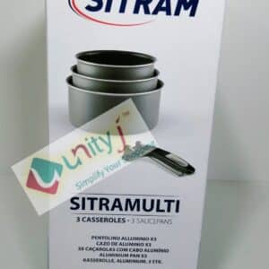 Unityj Uk Kitchen Appliances Sitram 710876 Set Of 3 Saucepans 1 574