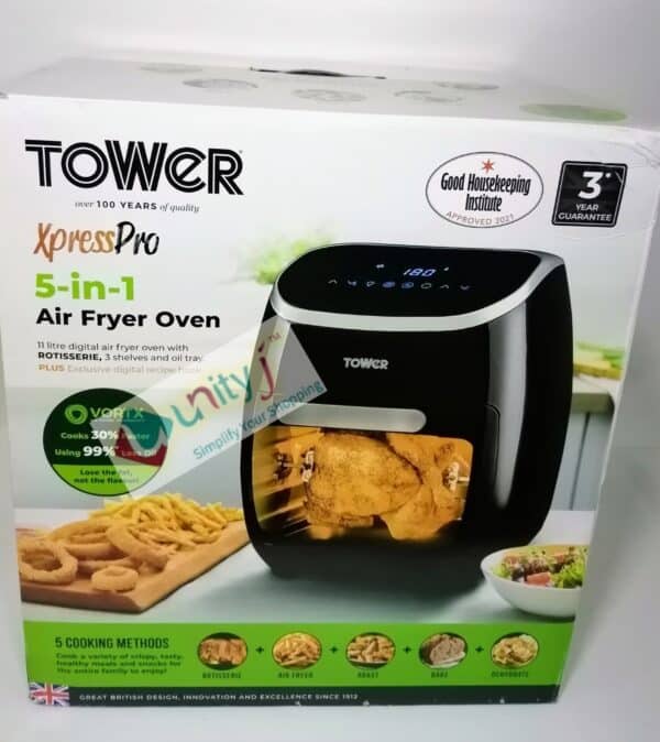 Unityj Uk Kitchen Appliances Tower Xpress Pro T17039 Vortx 5 In 1 571
