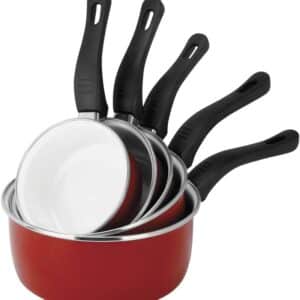 Unityj Uk Kitchen Appliances Sitram Vermillon Enamel Saucepan 1 599