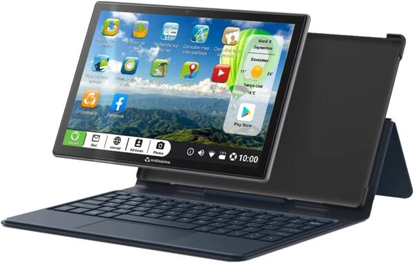 Unityj Uk Mobilephones Ordissimo Celia 10 Inch Tablet For Seniors + Keyboard Case (French Layout) 5 90