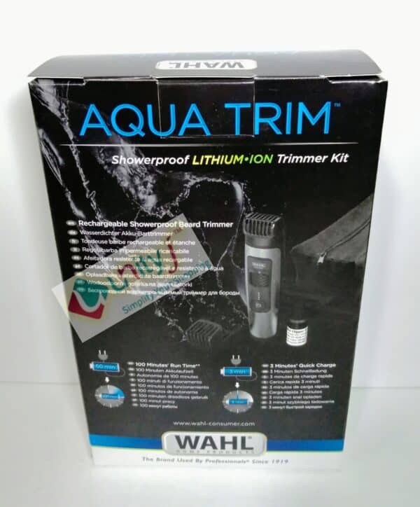 Unityj Uk Beauty Wahl Aqua Trim Beard Trimmer Kit Wet & Dry 1 366