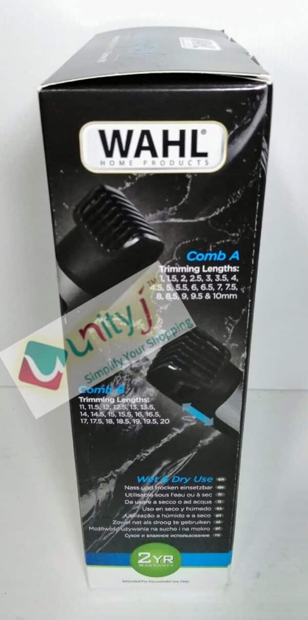 Unityj Uk Beauty Wahl Aqua Trim Beard Trimmer Kit Wet & Dry 4 368