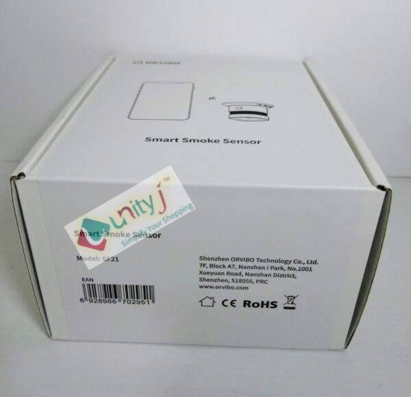 Unityj Uk Diy Orvibo SF 21 Smart Wi Fi Smoke Sensor, Battery Operated 1 75