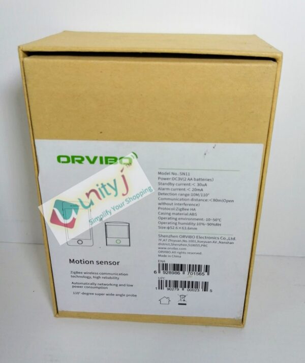 Unityj Uk Diy Orvibo SN 11 Smart Wi Fi Motion Sensor, Battery Operated 1 80