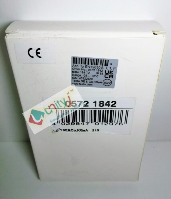 Unityj Uk Industrial Testo 184 T2 Temperature Data Logger 92