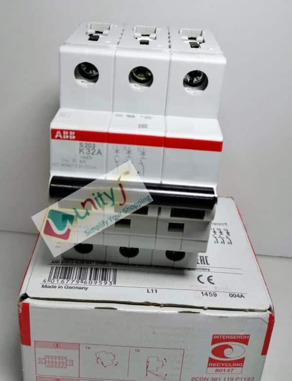 Unityj Uk Diy ABB System Pro M Compact S200 MCB 2CDS253001R0537 S203 K32 1 83