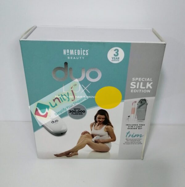 Unityj Uk Beauty Used HoMedics Duo Lux IPL Silk Edition With 3 In 1 Trimmer Set 390