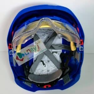 Unityj Uk Industrial JSP EVO VISTAlens Safety Helmet Blue 3 100