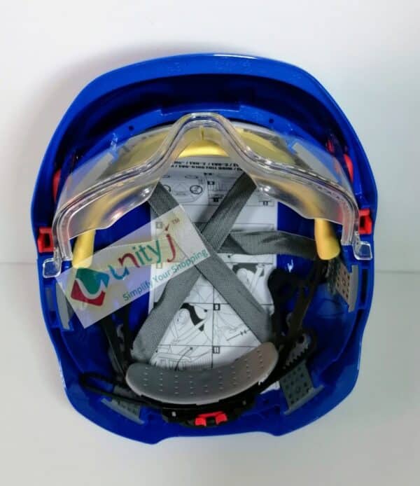 Unityj Uk Industrial JSP EVO VISTAlens Safety Helmet Blue 3 100
