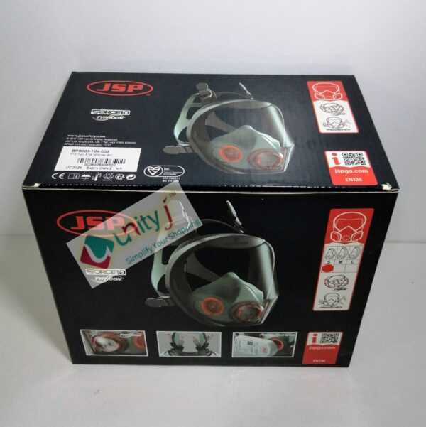 Unityj Uk Industrial JSP Force 10 Typhoon Full Face Respirator Mask Small 101