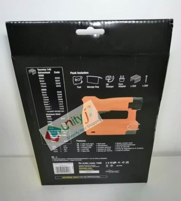 Unityj Uk Tools Tacwise 1586 140 180EL Cordless 12V StapleNail Gun 1 97
