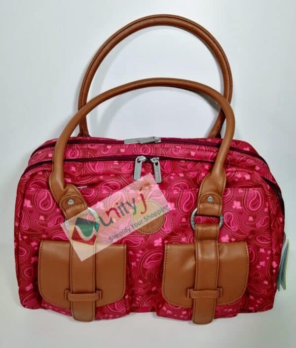 Unityj Uk Baby Lassig Vintage Diaper Bag, Paisley Pink 270