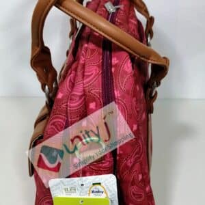 Unityj Uk Baby Lassig Vintage Diaper Bag, Paisley Pink 3 272