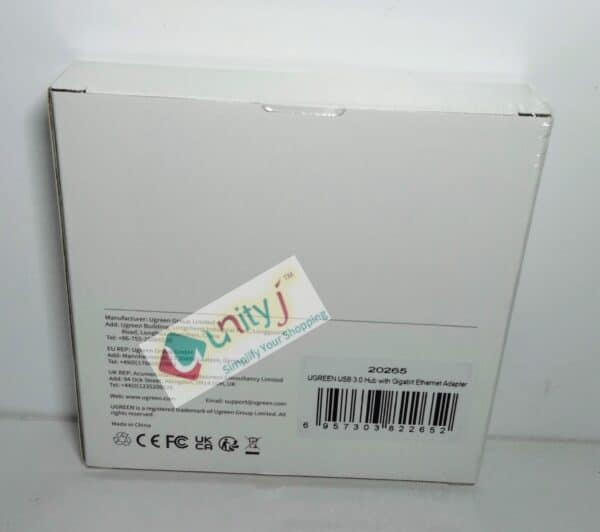 Unityj Uk Computers UGREEN 4 In 1 USB Hub To Ethernet Adapter 4 771