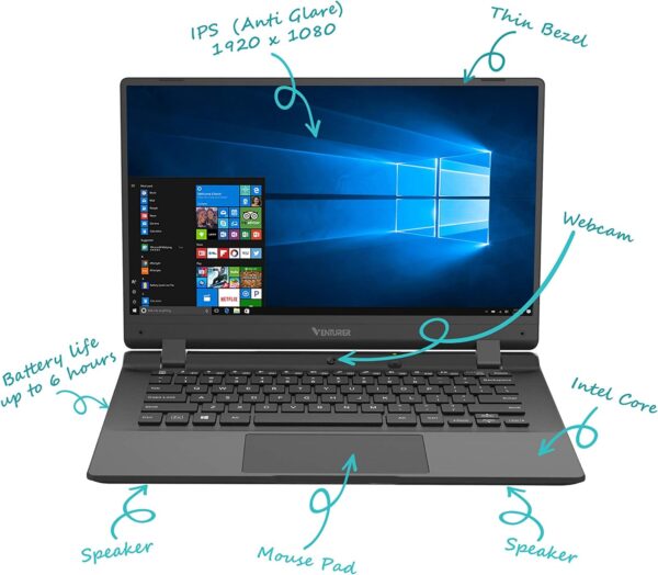 Unityj Uk Computers Venturer Europa 14 Plus 1 722
