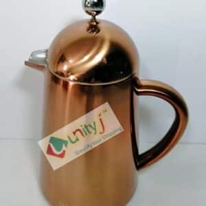 Unityj Uk Kitchen Appliances La Cafetière Havana Copper Stainless Steel Double Walled Cafetière, Eight Cup 1 917