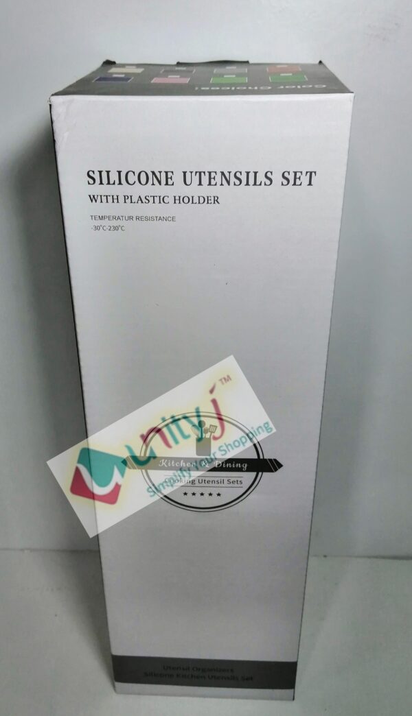 Unityj Uk Kitchen Appliances MEQATS 12 Piece Kitchen Utensil Set Black 5 860