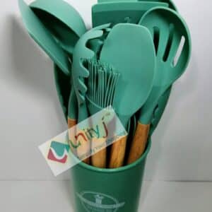 Unityj Uk Kitchen Appliances MEQATS 12 Piece Kitchen Utensil Set Turquoise 3 865