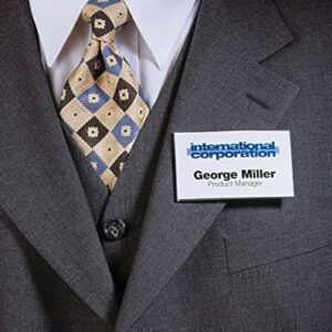 Unityj Uk Office Durable Name Badge 1 323