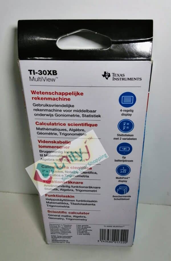 Unityj Uk Office Texas Instruments TI 30XB MultiView Scientific Calculator 1 330