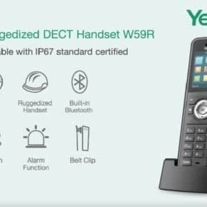 Unityj Uk Telecommunications Yealink W59R High Level Cordless DECT IP Phone 1 113