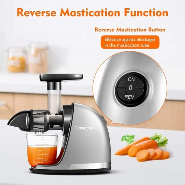 Unityj Uk Health AMZCHEF Cold Press Slow Juicer 4 411