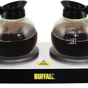 Unityj Uk Kitchen Appliances Buffalo Twin Coffee Jug Hot Plates 1 1004