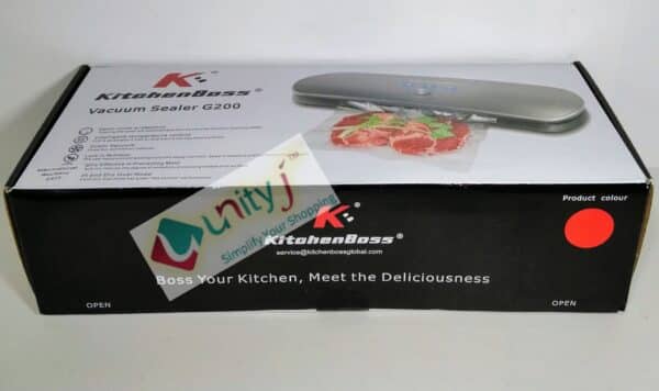 Unityj Uk Kitchen Appliances MEQATS Vacuum Sealer Machine RED 1 962