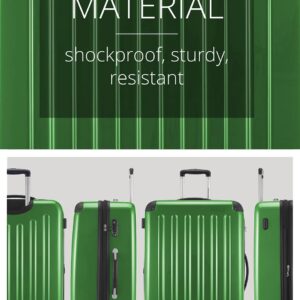 Unityj Uk Travel MEQATS Luggage Suitcase Spinner Trolley 1 37