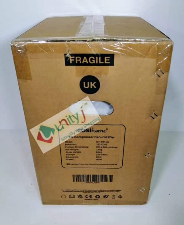 Unityj Uk Appliances Cosi Home 12LDay Dehumidifier Low Energy Compressor Dehumidifier 1 452