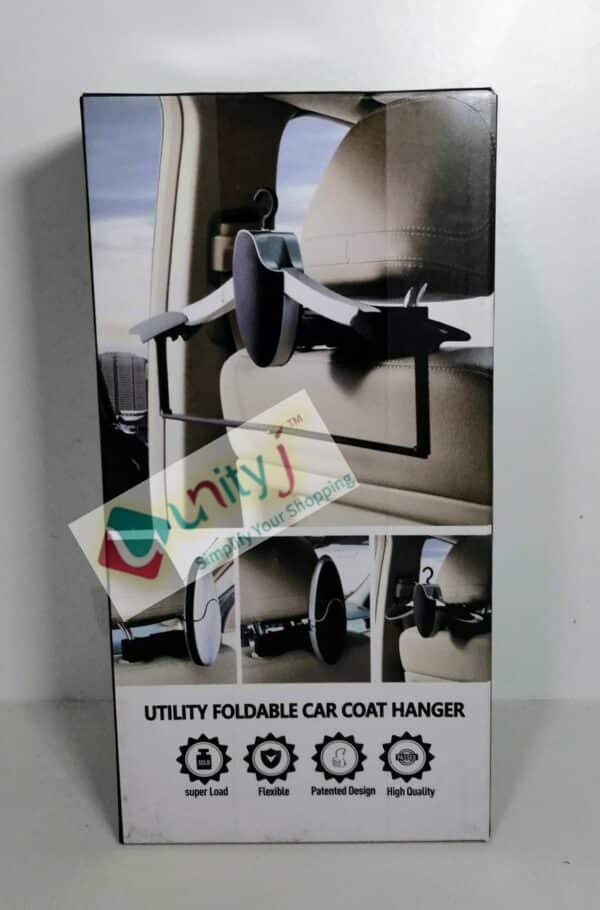 Unityj Uk Clothing MEQATS Car Coat Hanger With Backseat Storage Hook 35