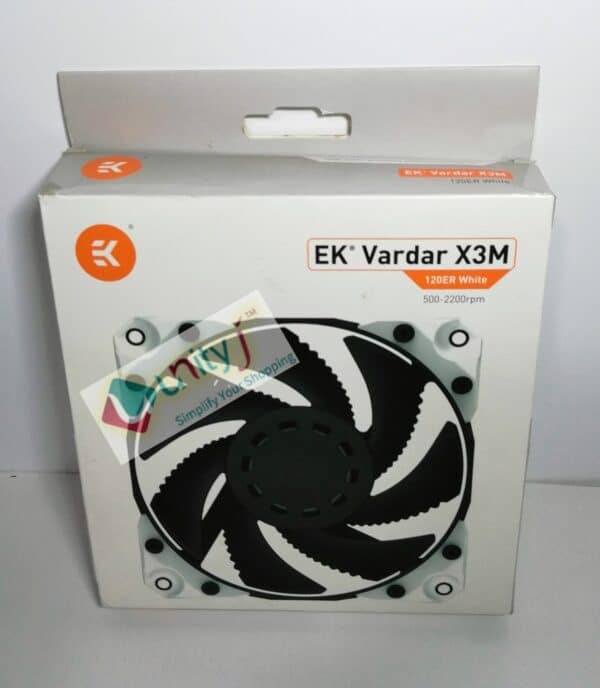 Unityj Uk Computers EK Water Blocks EK Vardar X3M 120mm (500 2200 Rpm) Fan White 889